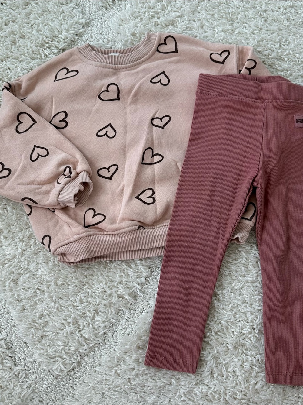 Zara Pink Heart Set